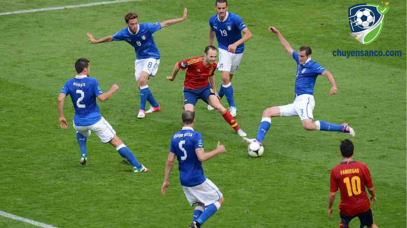 Tiền vệ tấn công nghĩa chơi ở vị trí cao nhất của hàng tiền vệ