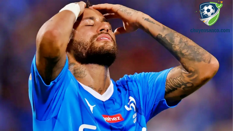 Chấn thương ACL khiến Neymar không thể ra sân