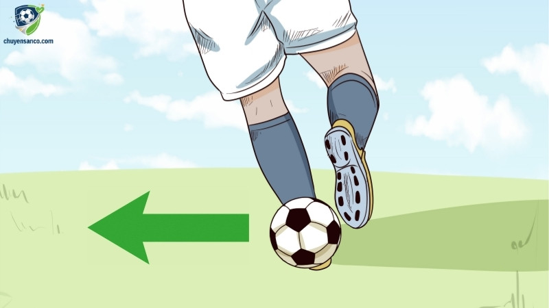 Sút bóng cần đúng điểm chạm và lực mạnh