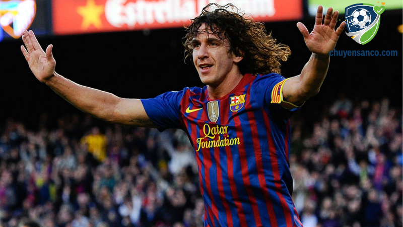 Trung vệ Carles Puyol có biệt danh là “trái tim sư tử”